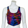 Corset Back Jersey Tie Dye Top