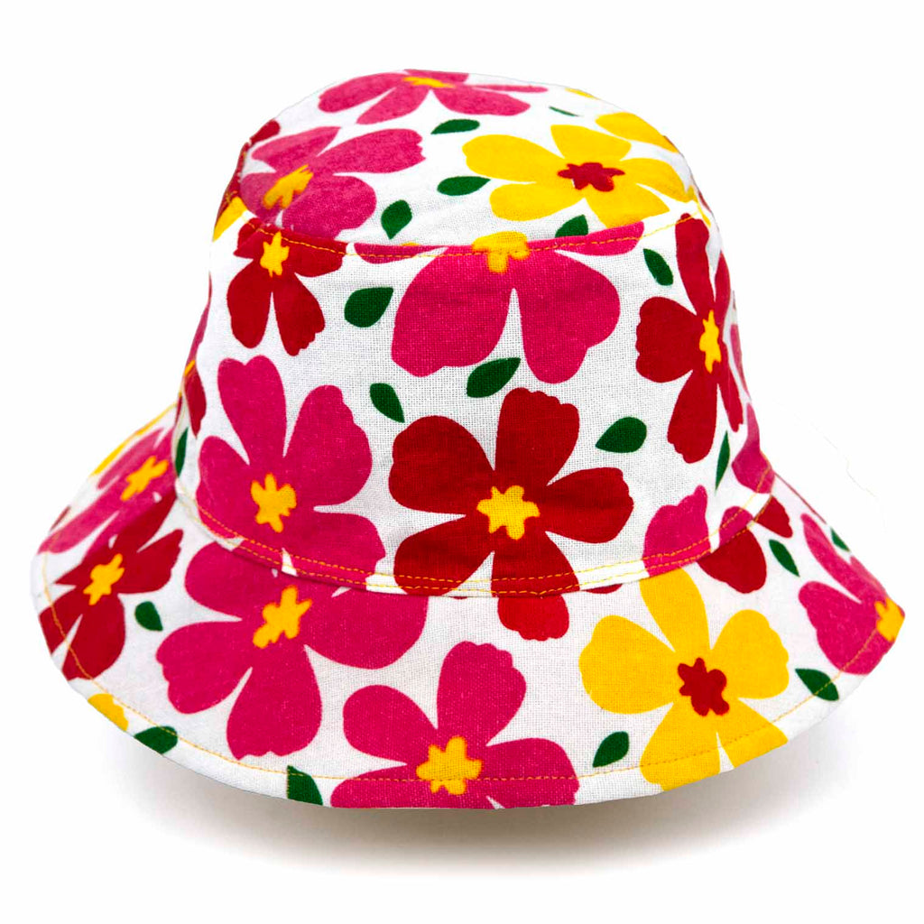 Thai Flower Bucket Hat-Hats-Siesta Crafts