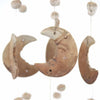 Moon and Star Ceramic Windchime