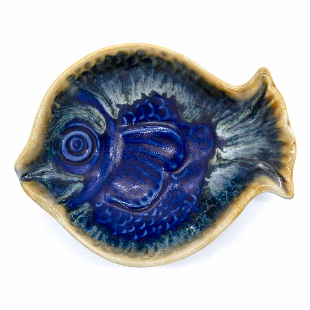 Fish Ceramic Trinket Dish-Bathroom-Siesta Crafts