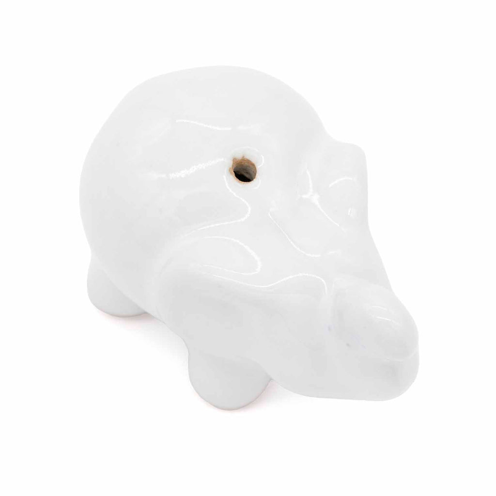 Elephant Ceramic Incense Holder-Incense Holders-Siesta Crafts