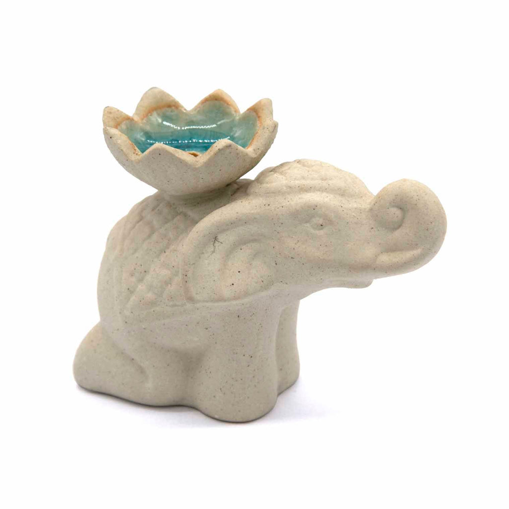 Kneeling Elephant Incense Holder