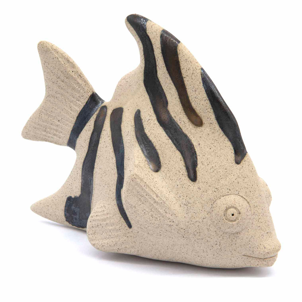 Angel Fish Ceramic Plant Pot Buddy-Ornaments & Figurines-Siesta Crafts