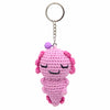 Axolotl Crochet Keyring