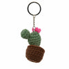 Cactus Crochet Keyring - Small