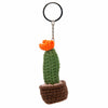 Cactus Crochet Keyring - Large-Keyrings & Bag Charms-Siesta Crafts