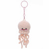 Jellyfish Crochet Keyring