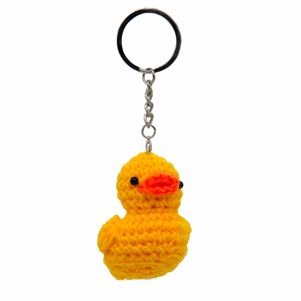 Rubber Duck Crochet Keyring-Keyrings & Bag Charms-Siesta Crafts