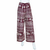 Elephant Print Wrap Trousers