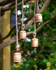 4 Large Bells on Rope