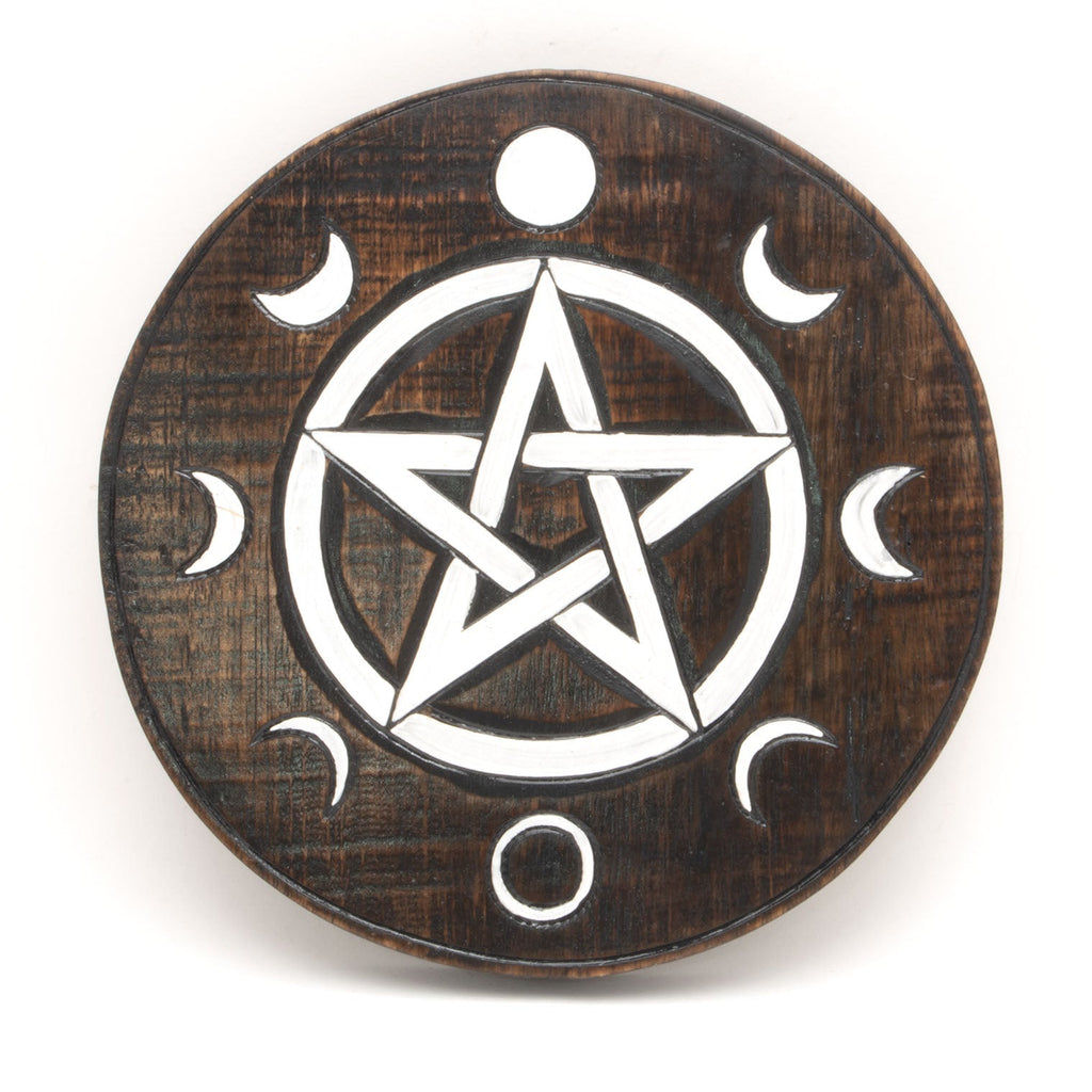 Pentacle Moon Phases Plaque