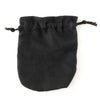 Black Faux Suede Bag