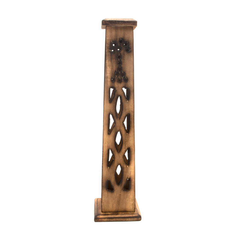 Mango Wood Incense Tower-Incense Holders-Siesta Crafts