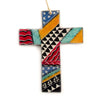 Multi Colour Soapstone Cross with Twine-Christianity-Siesta Crafts