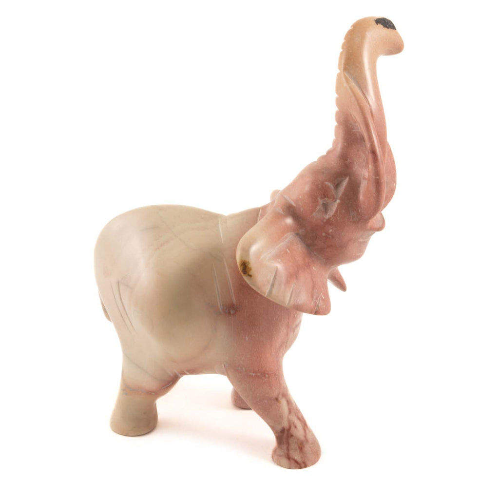 Standing Soapstone Elephant-Ornaments & Figurines-Siesta Crafts