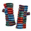 Tie Dye Knitted Patchwork Tube Gloves