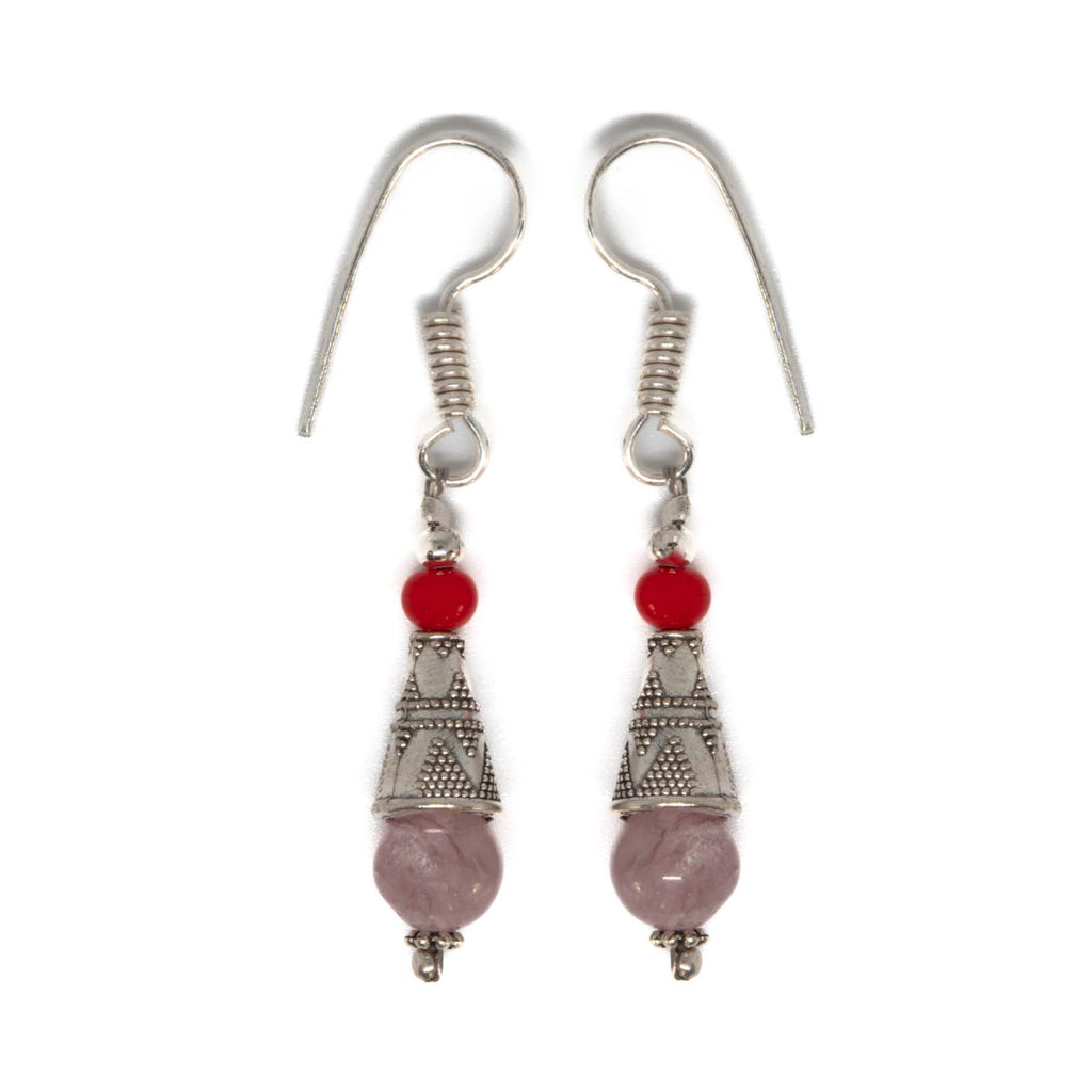 Nepalese Tubular Earrings