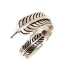 Nepalese Silver Feather Ring-Rings-Siesta Crafts