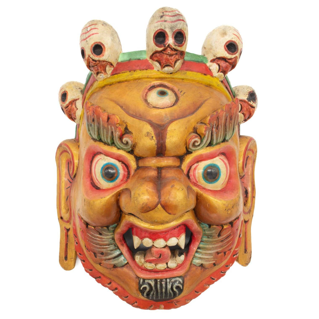 Artisan Gold Bhairab Mask No.360