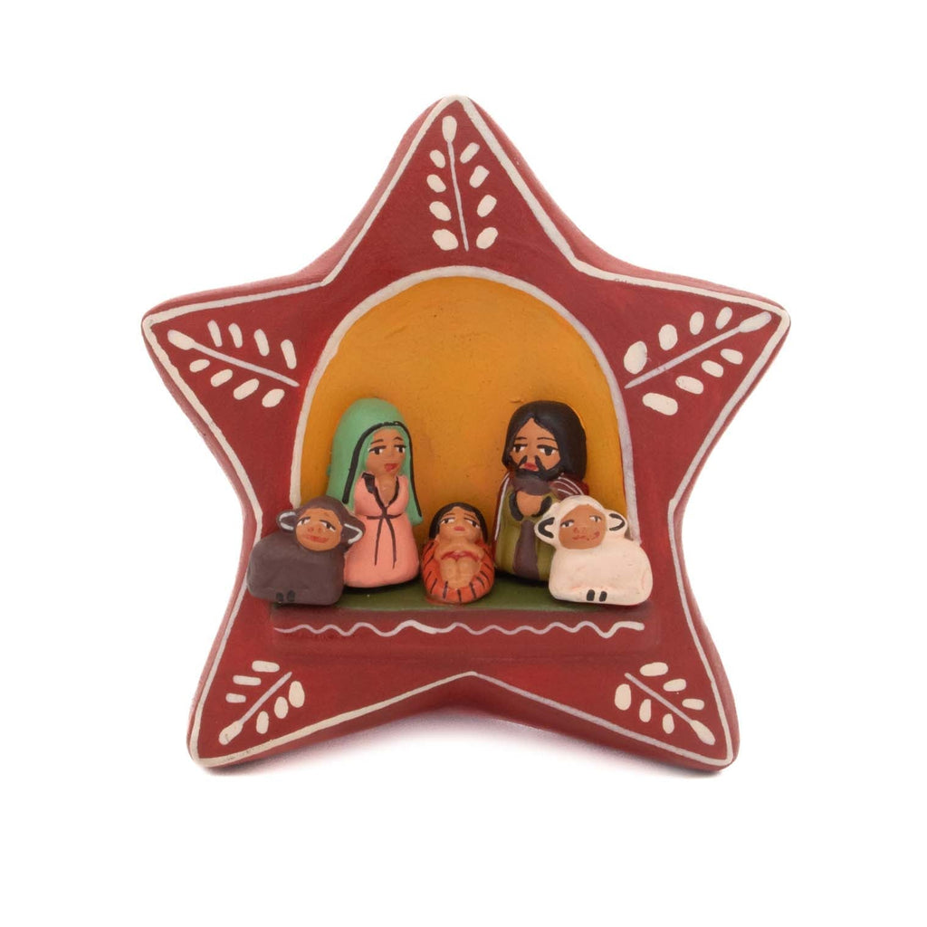 Star Nativity Ceramic-Christianity-Siesta Crafts